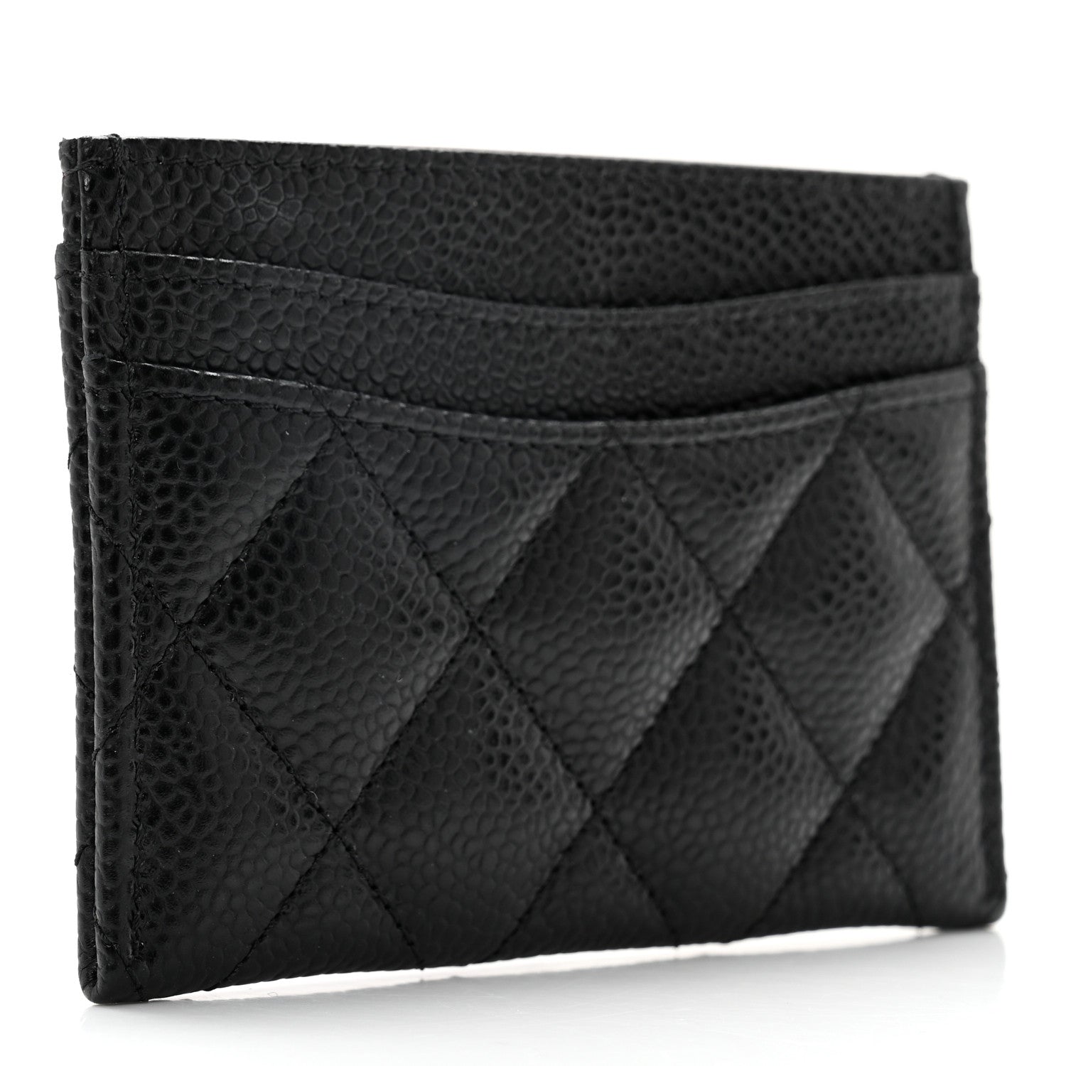Chanel Caviar Quilted Card Holder Black 3 of 11