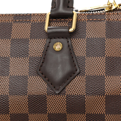 Louis Vuitton Damier Ebene Speedy Bandouliere 25 17 of 21