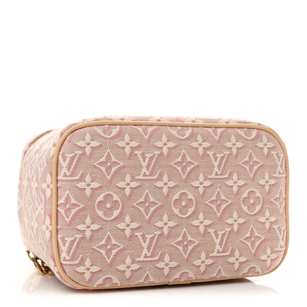 Louis Vuitton Monogram Embleme Jacquard Nice Mini Rose Ruban Pink 4 of 8