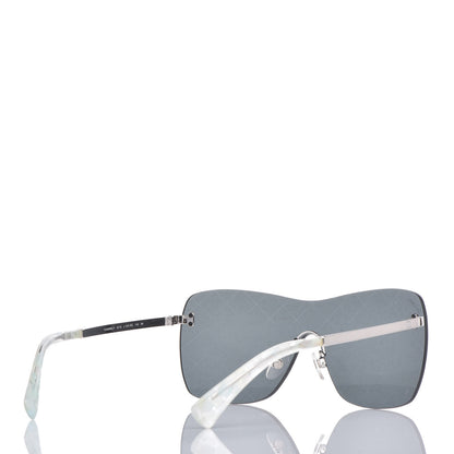 Chanel Shield Runway Sunglasses 4215 Silver 4 of 7