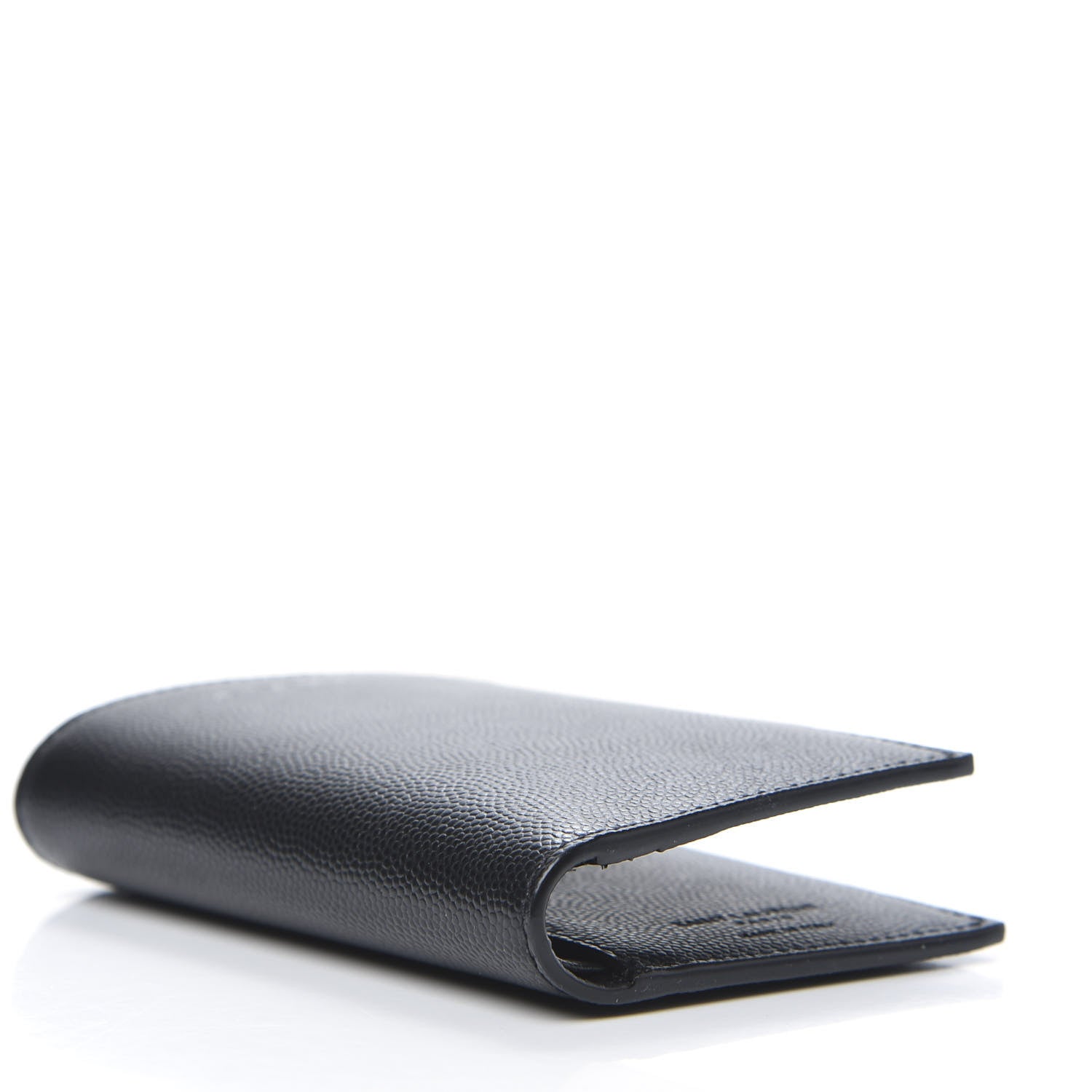 Saint Laurent Grain De Poudre Credit Card Wallet Black 4 of 7