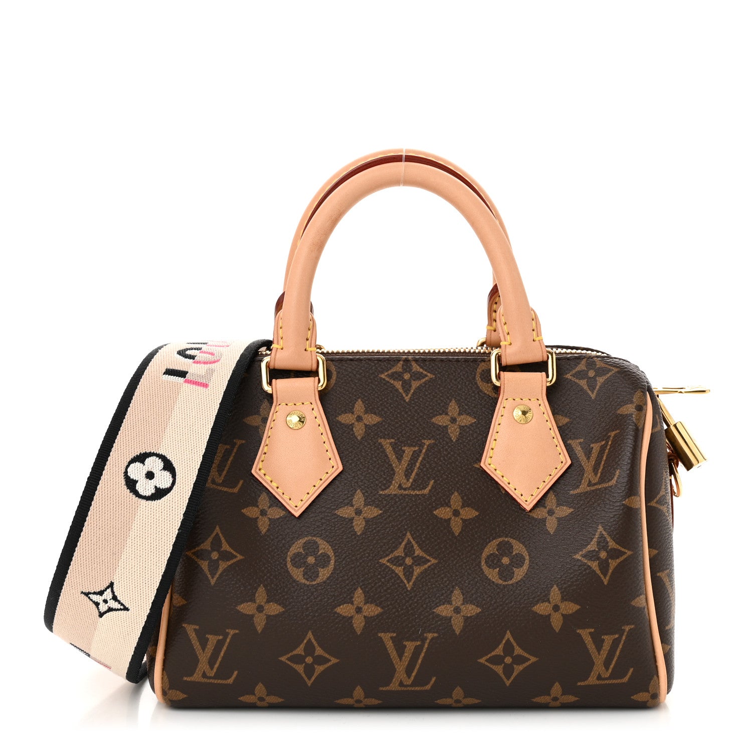 Louis Vuitton Monogram Speedy Bandouliere 20 Black 1 of 9