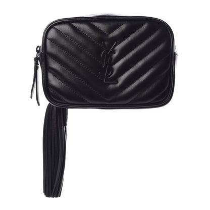 Saint Laurent Calfskin Matelasse Monogram Lou Belt Bag Black 1 of 7