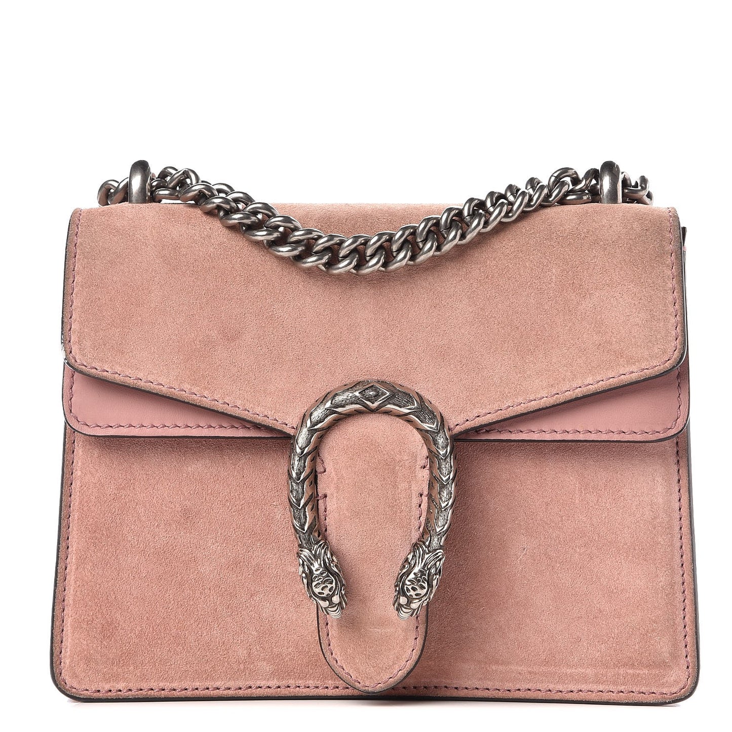 Suede Mini Dionysus Shoulder Bag Pink