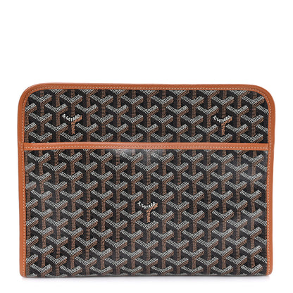 Goyard Goyardine Jouvence MM Toiletry Pouch Black Gold 1 of 8