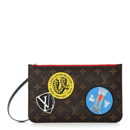 Louis Vuitton Monogram World Tour Neverfull MM GM Pochette 1 of 9