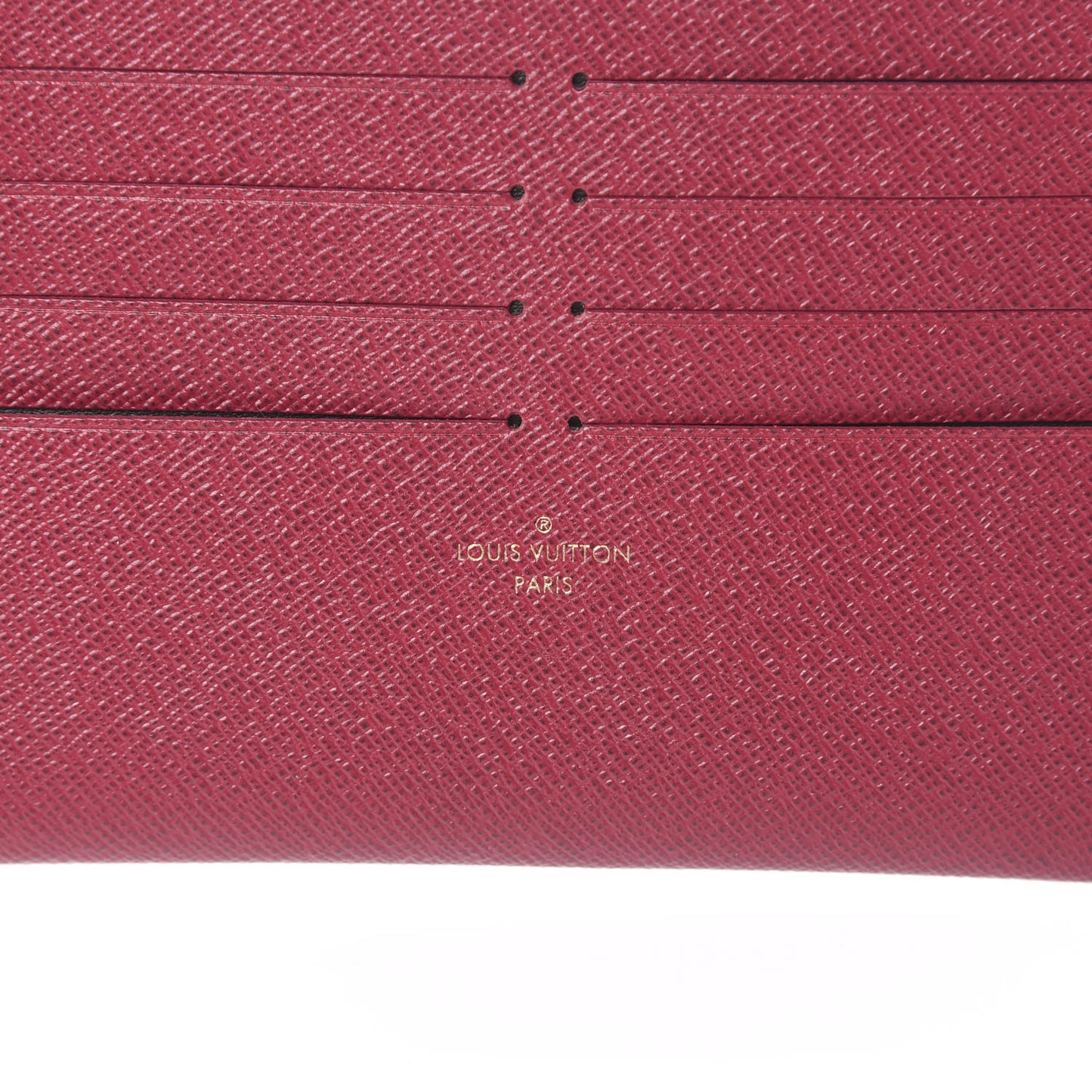 Calfskin Felicie Card Holder Insert Fuchsia