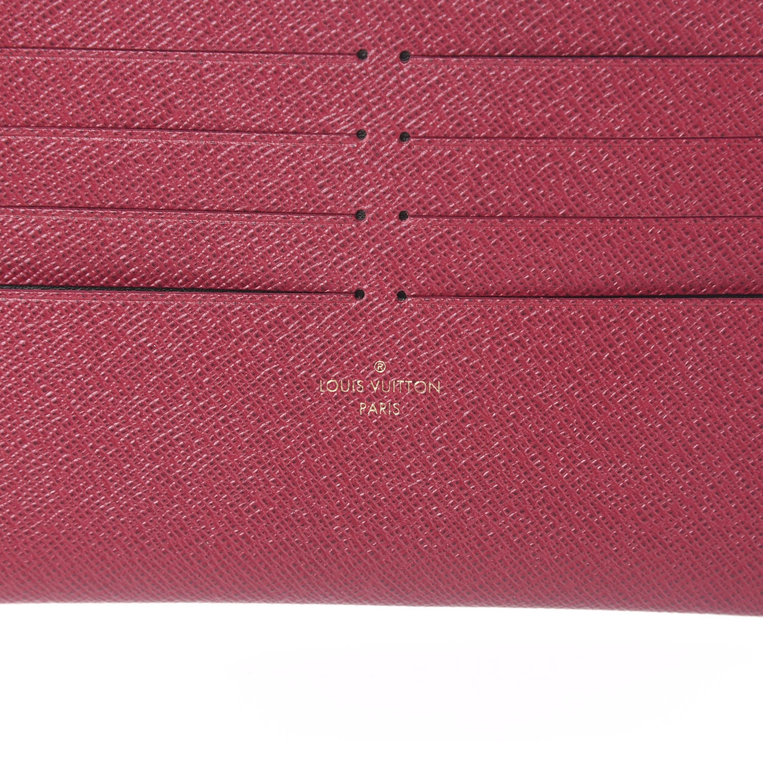 Louis Vuitton Calfskin Felicie Card Holder Insert Fuchsia 5 of 5