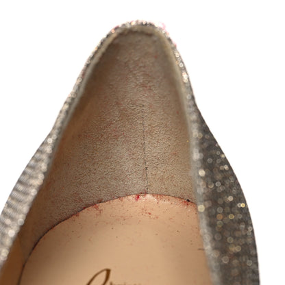 Christian Louboutin Glitter Fabric Altareva 160 Pumps 39.5 Gold 11 of 11