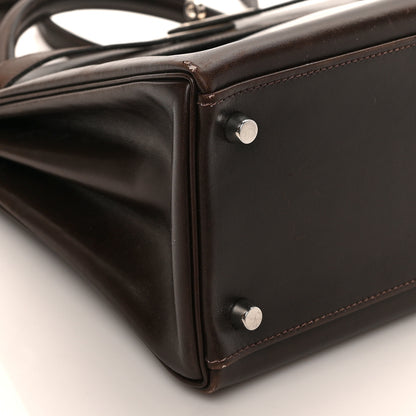Hermes Box Kelly Retourne 32 Chocolate 8 of 9