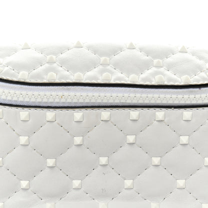 Valentino Garavani Nappa Free Rockstud Spike Belt Bag 85 White 7 of 9