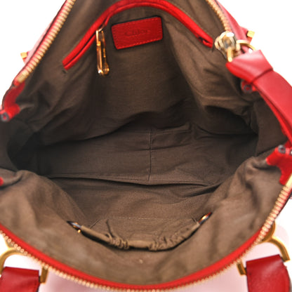 Chloe Calfskin Medium Marcie Satchel Red 5 of 10