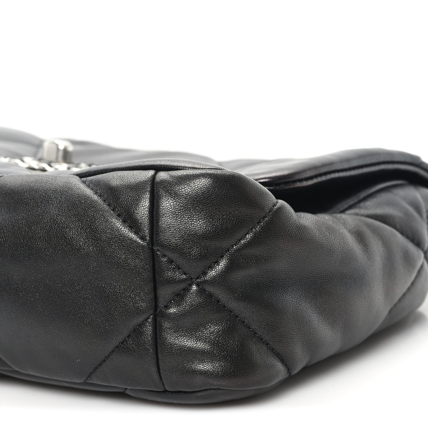 Chanel Lambskin Quilted Medium Chanel 19 Flap Black 10 of 11