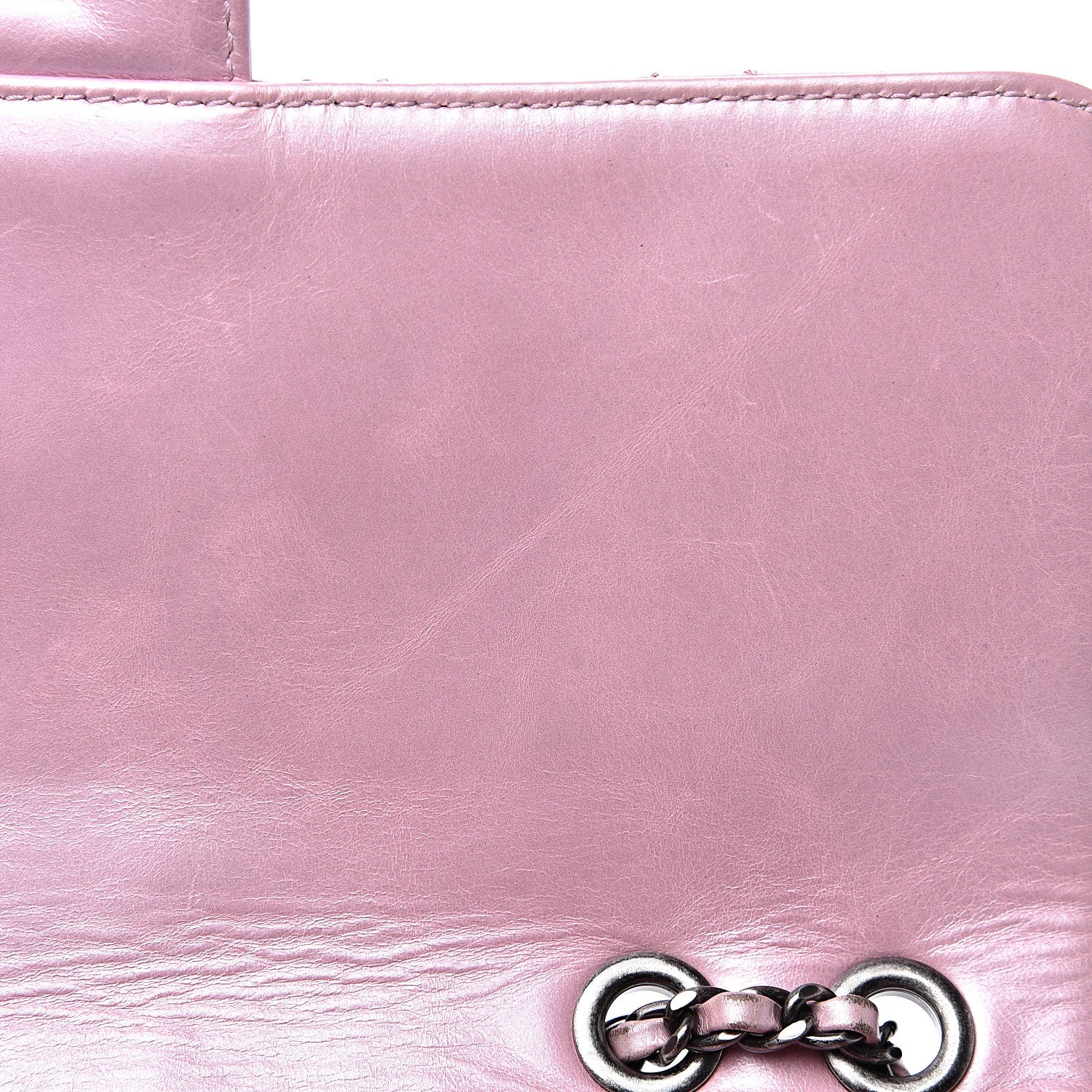 Chanel Glazed Calfskin Quilted Coco Pleats Flap Pink 14 of 19
