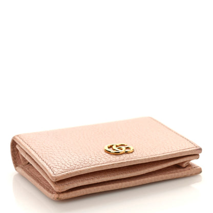 Gucci Dollar Calfskin GG Marmont Card Case Perfect Pink 4 of 9