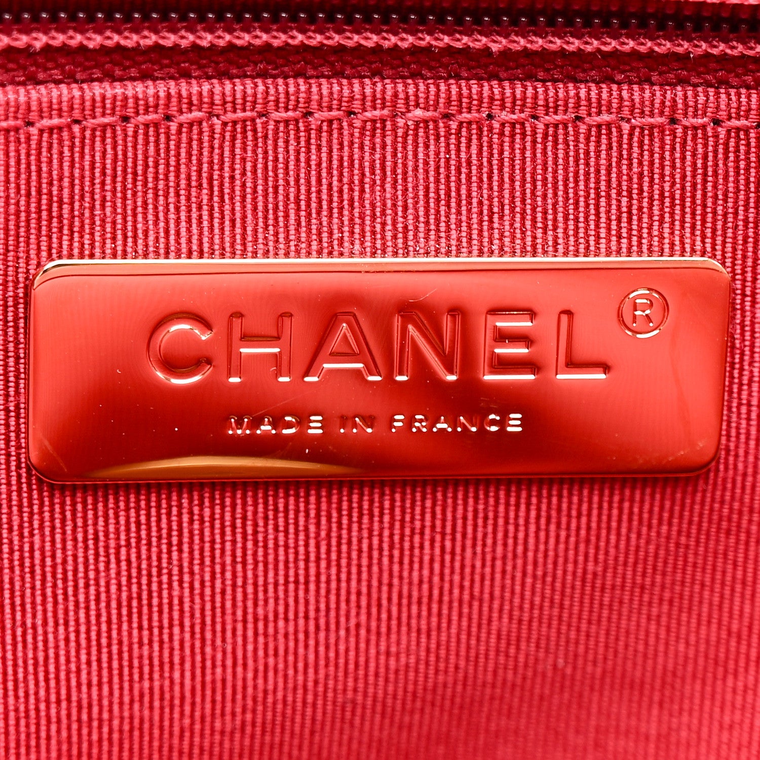 Chanel Goatskin Quilted Large Chanel 19 Flap Dark Pink 6 of 11