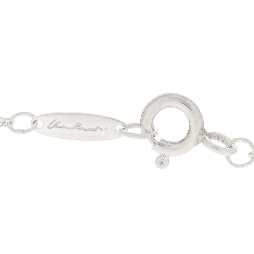 Sterling Silver 12mm Elsa Peretti Cross Pendant Necklace