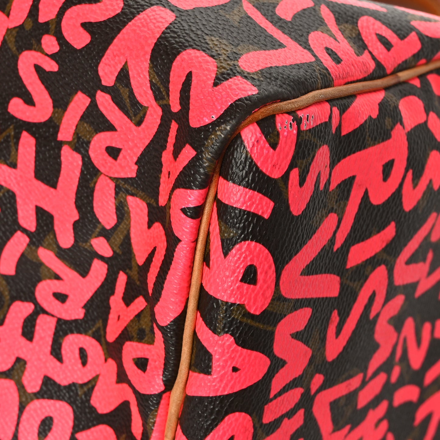 Monogram Graffiti Speedy 30 Fuchsia