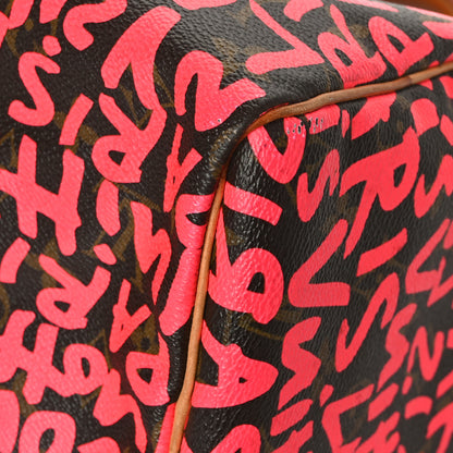 Louis Vuitton Monogram Graffiti Speedy 30 Fuchsia 11 of 11