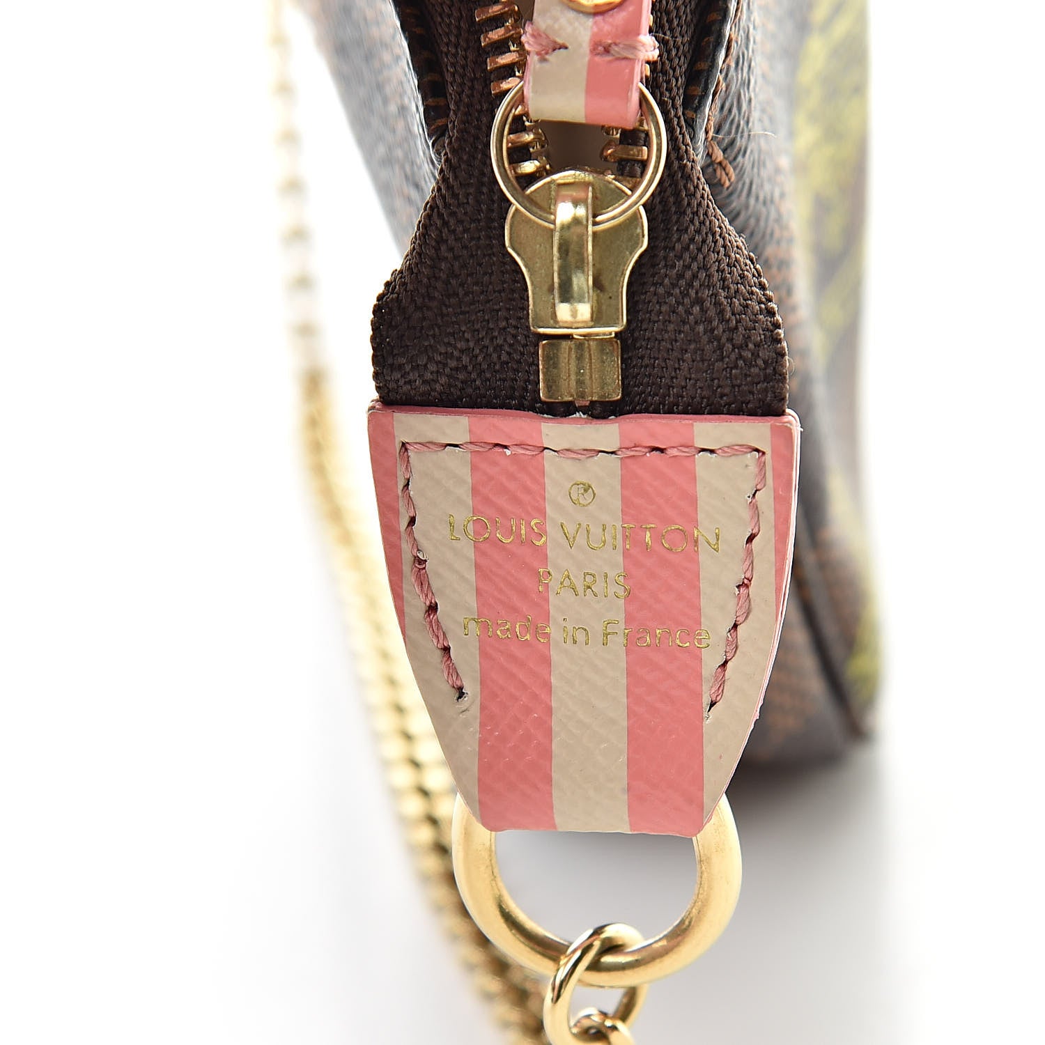 Louis Vuitton Damier Ebene 2014 Christmas Animation Mini Pochette Accessories 6 of 7