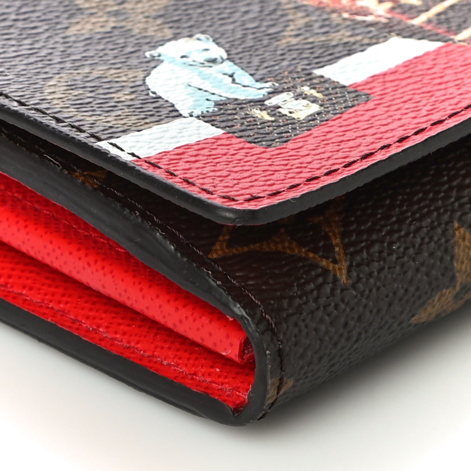 Louis Vuitton Monogram 2017 Christmas Animation Sarah Wallet 8 of 10