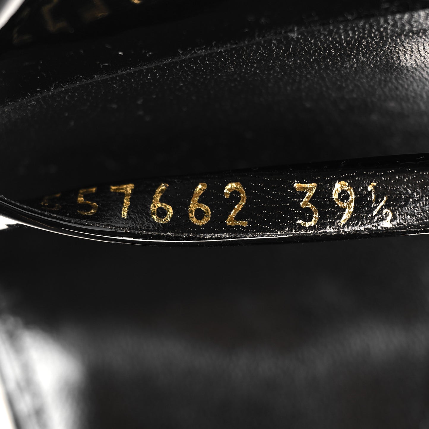 Patent Calfskin Opyum 110 Sandals 39.5 Black