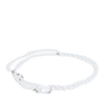 Chanel Transparent Bead Crystal CC Strand Belt 2 of 3