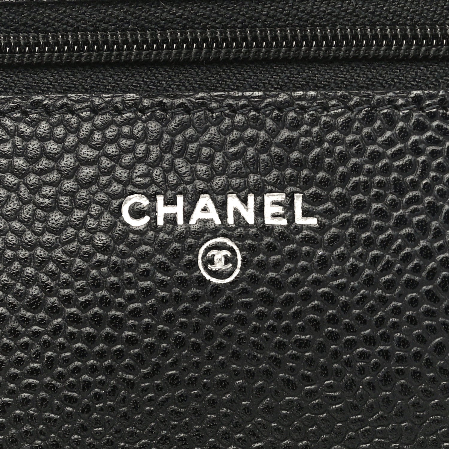 Chanel Caviar Quilted Wallet On Chain WOC Black 6 of 12