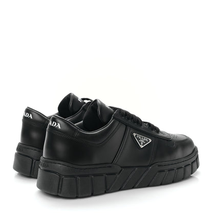 Prada Nappa Metal Triangle Logo Fly Blok Mens Sneakers 10.5 Black 6 of 8
