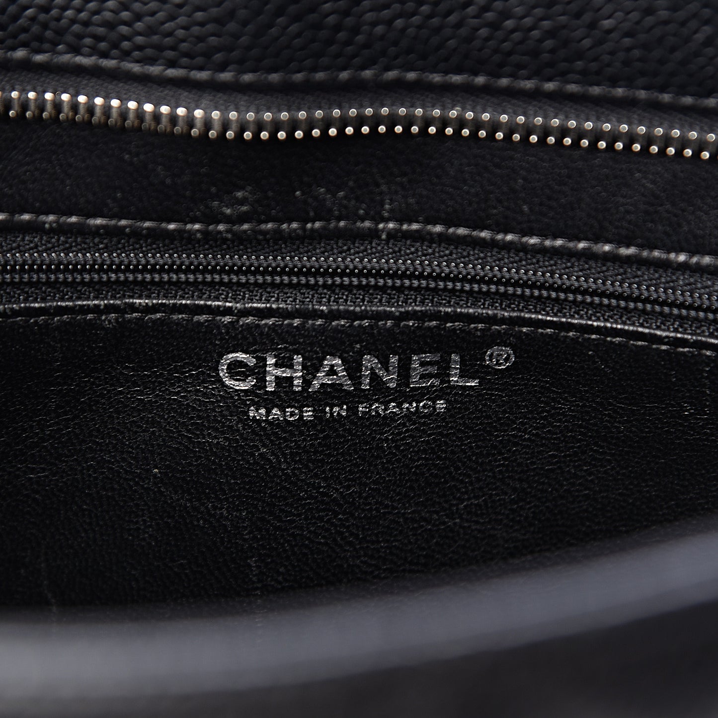 Caviar Quilted Medallion Tote Black