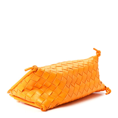 Bottega Veneta Nappa Intrecciato Pouch On Strap Tangerine 4 of 10
