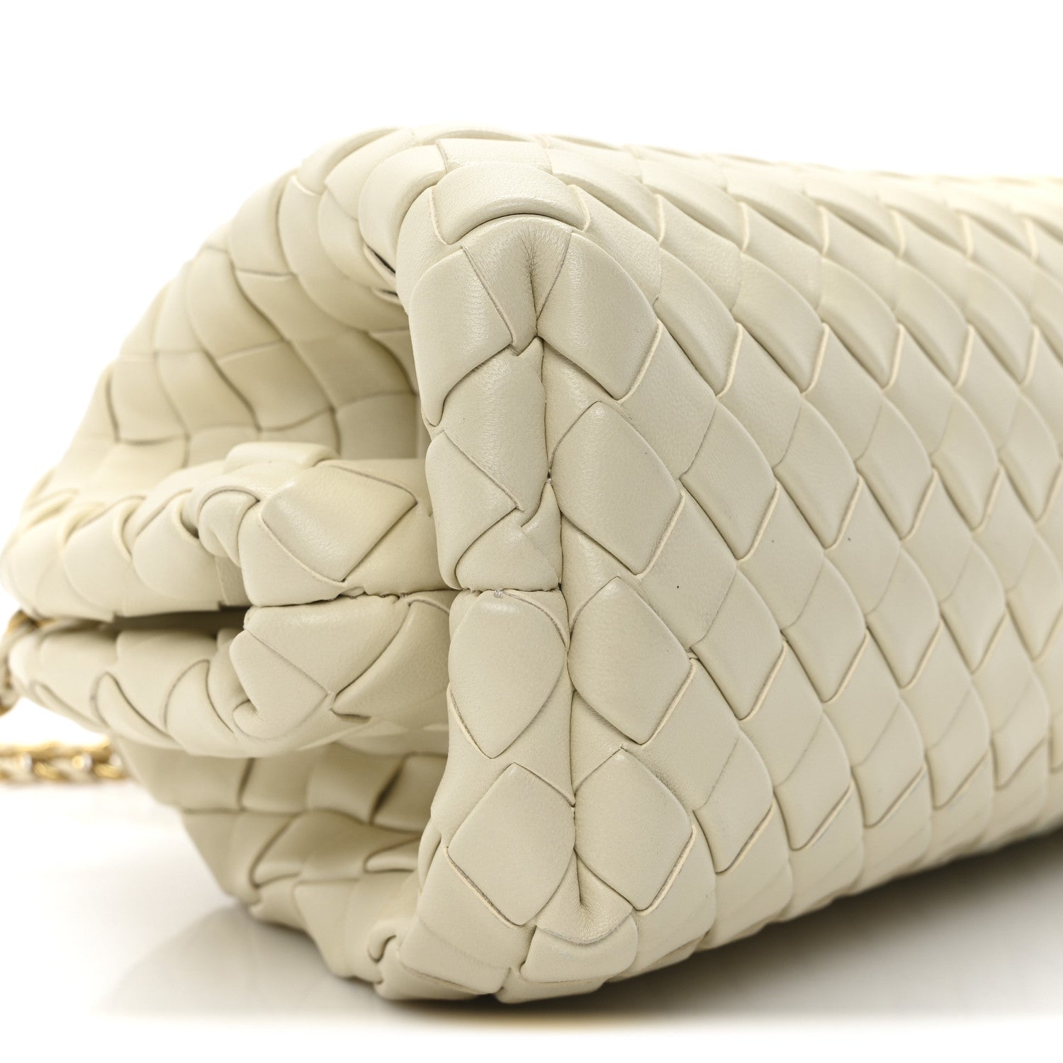 Bottega Veneta Nappa Intrecciato Teen The Lauren 1980 Clutch With Chain String 8 of 9
