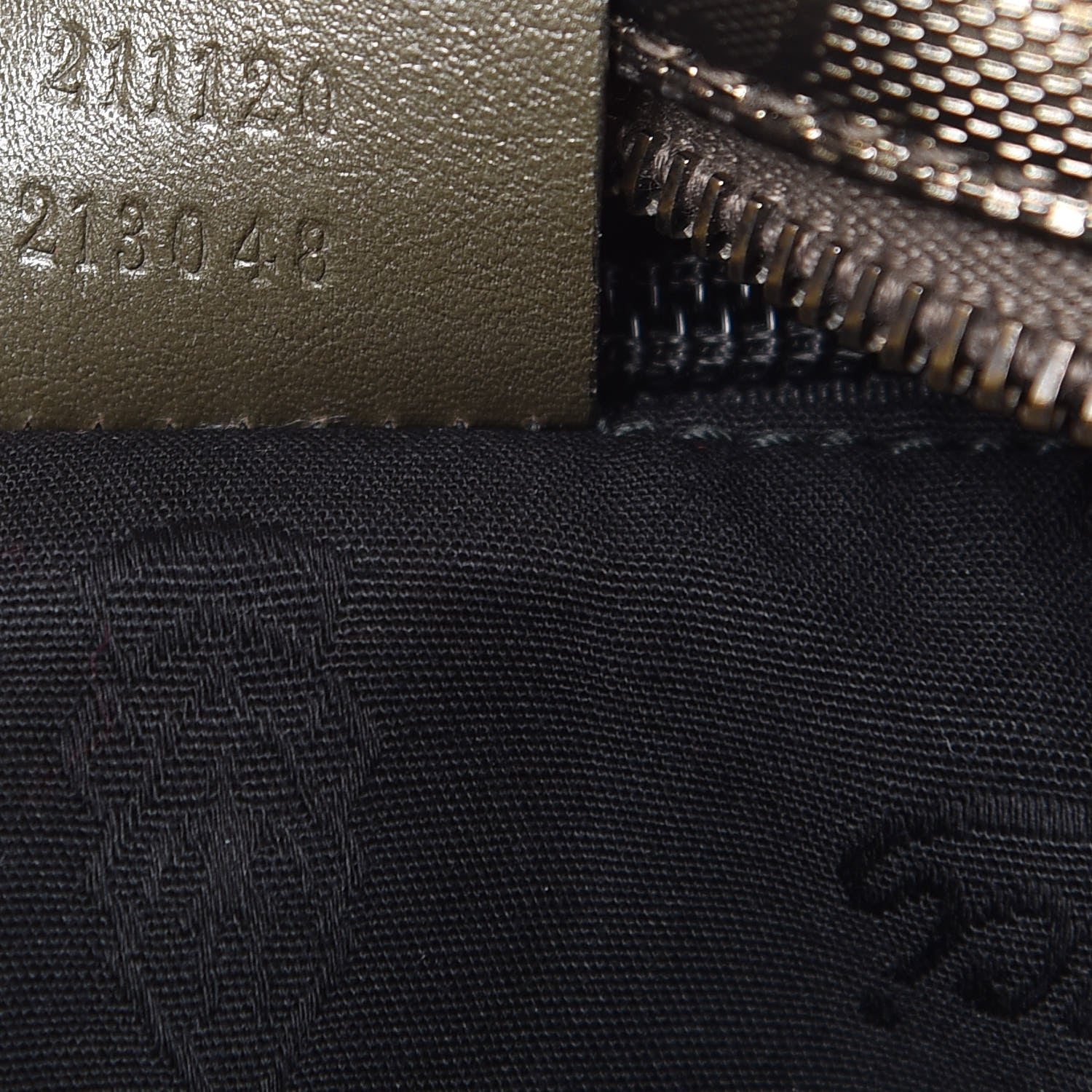 Gucci Imprime Monogram Large Zippered Shopping Tote Pewter 7 of 12