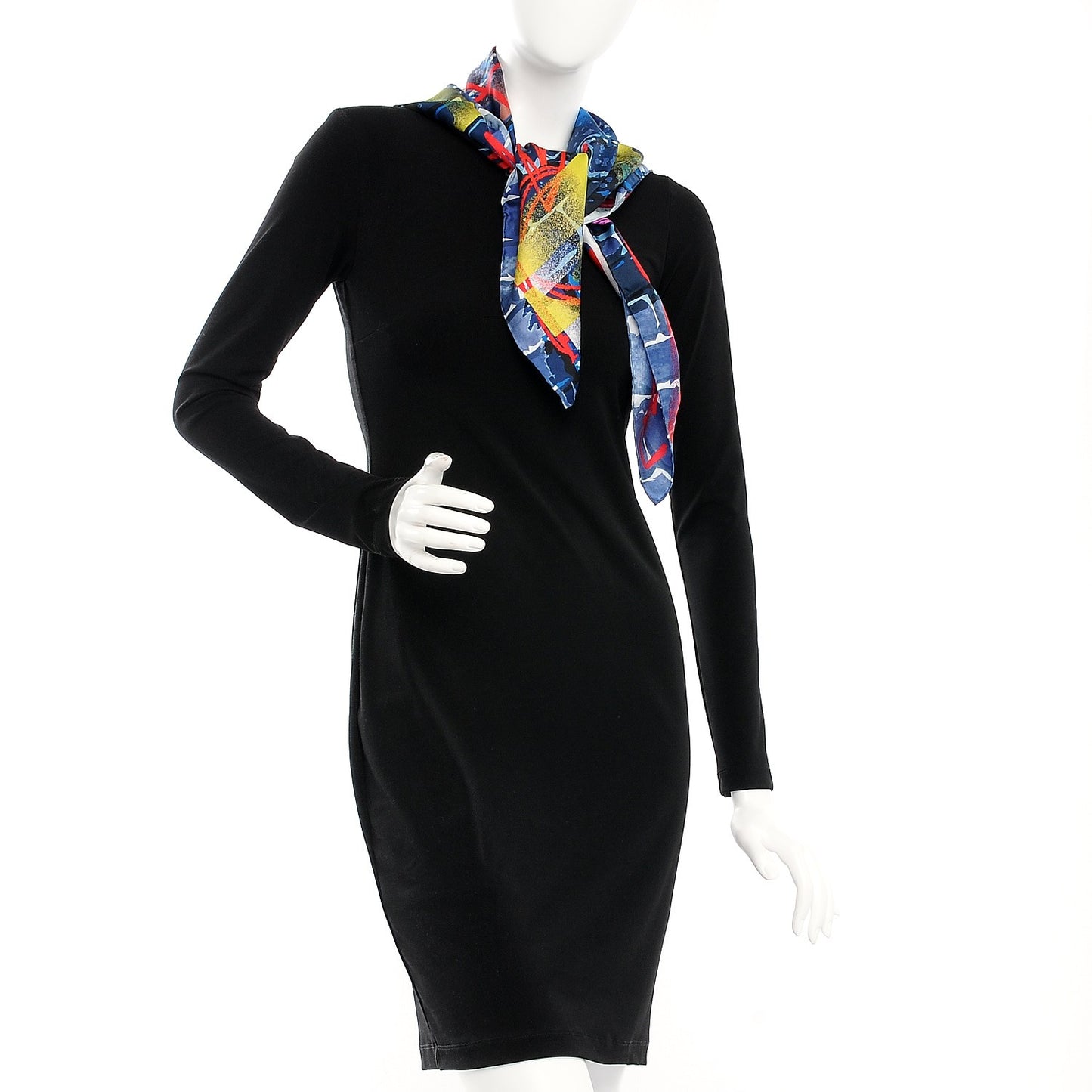 Silk Graffiti Scarf Multicolor