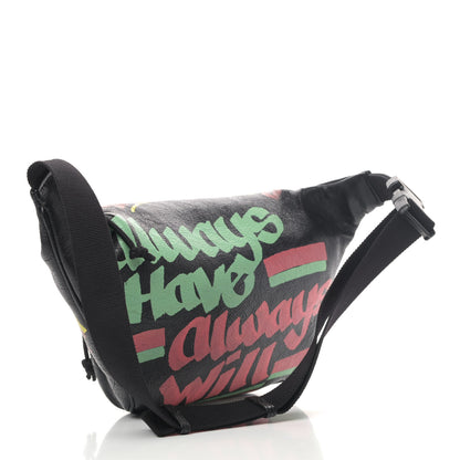 Balenciaga Agneau Arena Car Tag Explorer Belt Bag Black TBC 2 of 4