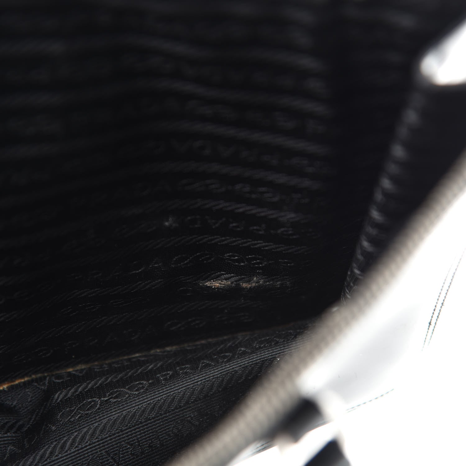 Prada Spazzolato Shoulder Bag Black 12 of 14