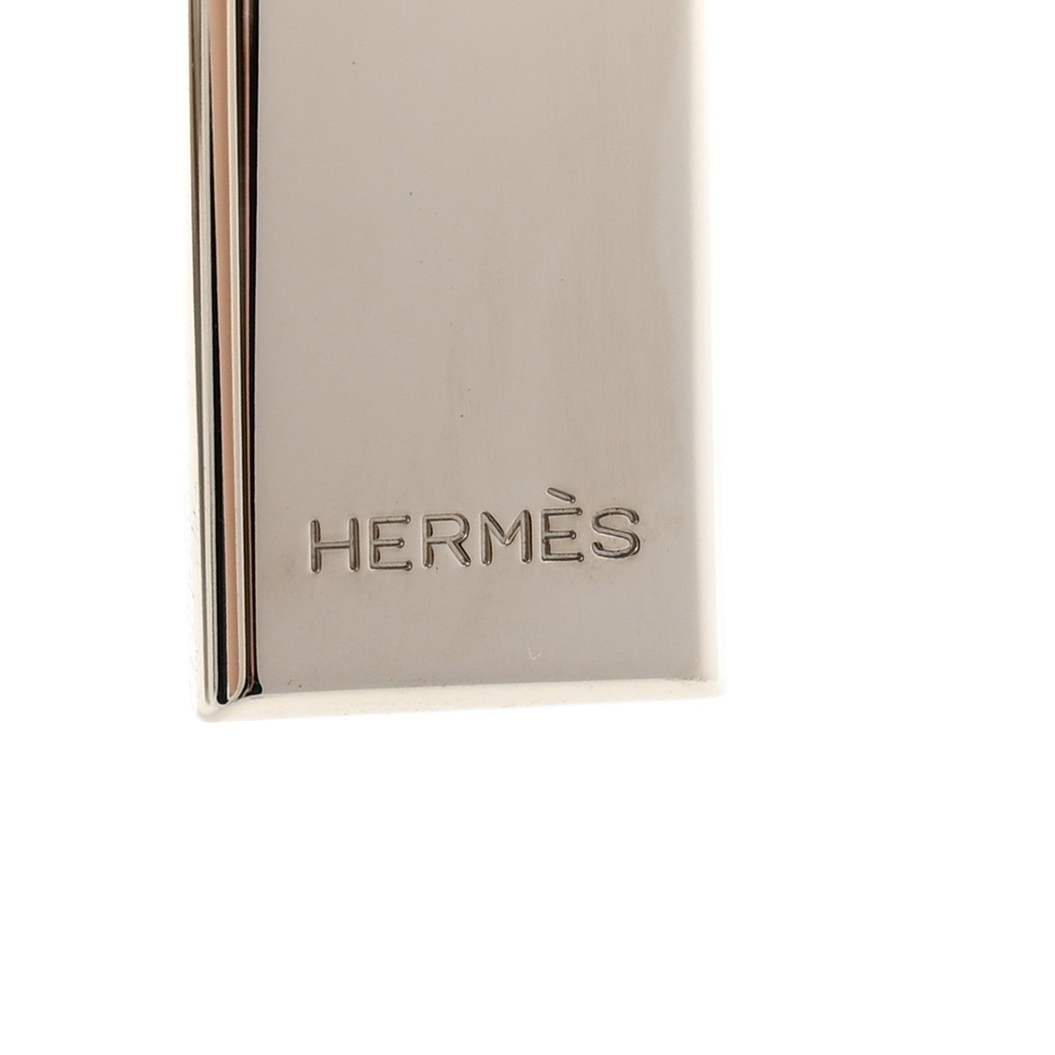 Hermes Matte Alligator Mini Steinkraus Saddle GRIS PERLE FAUVE 6 of 13