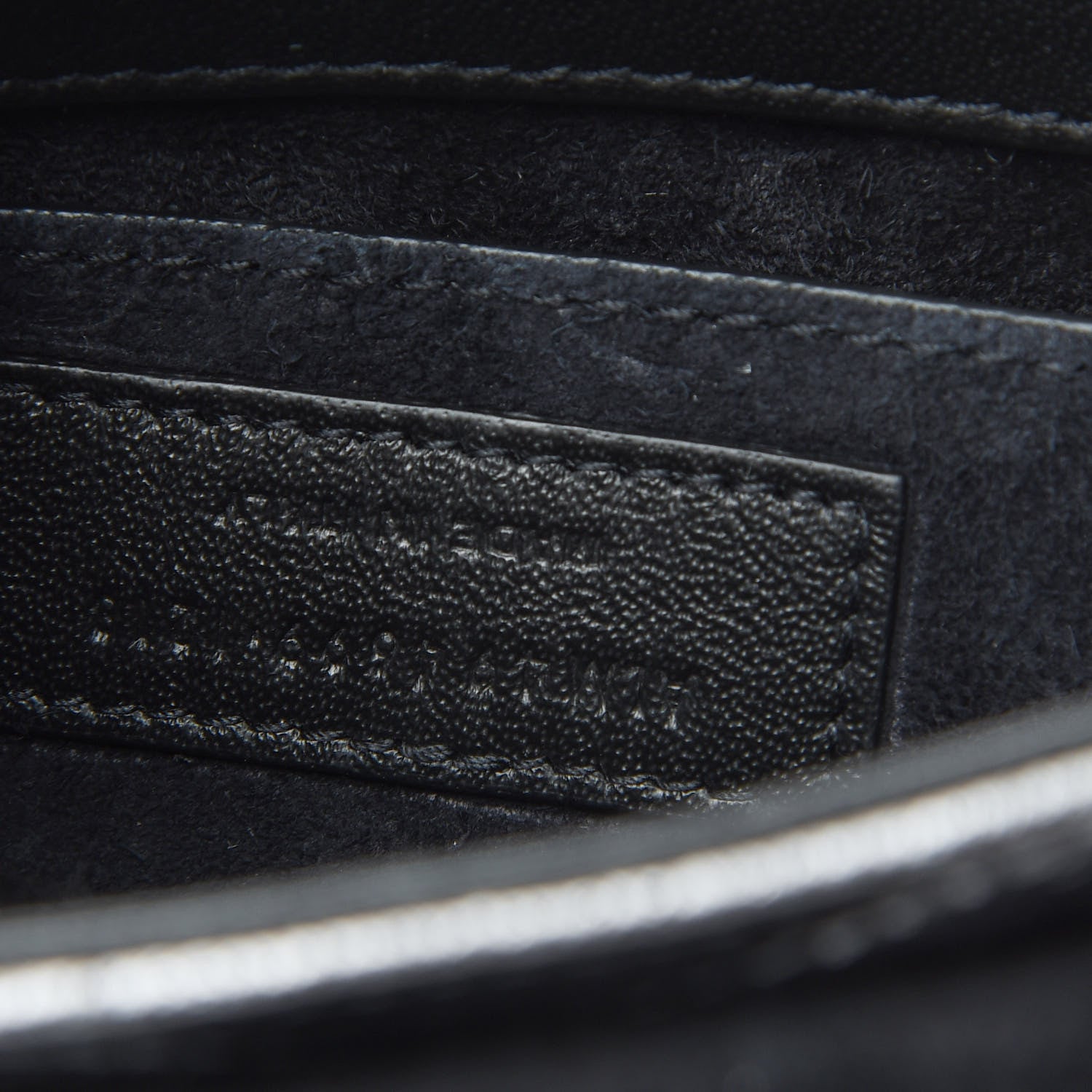 Saint Laurent Metallic Calfskin Y Quilted Monogram Small Loulou Chain Satchel Acciaio 10 of 10