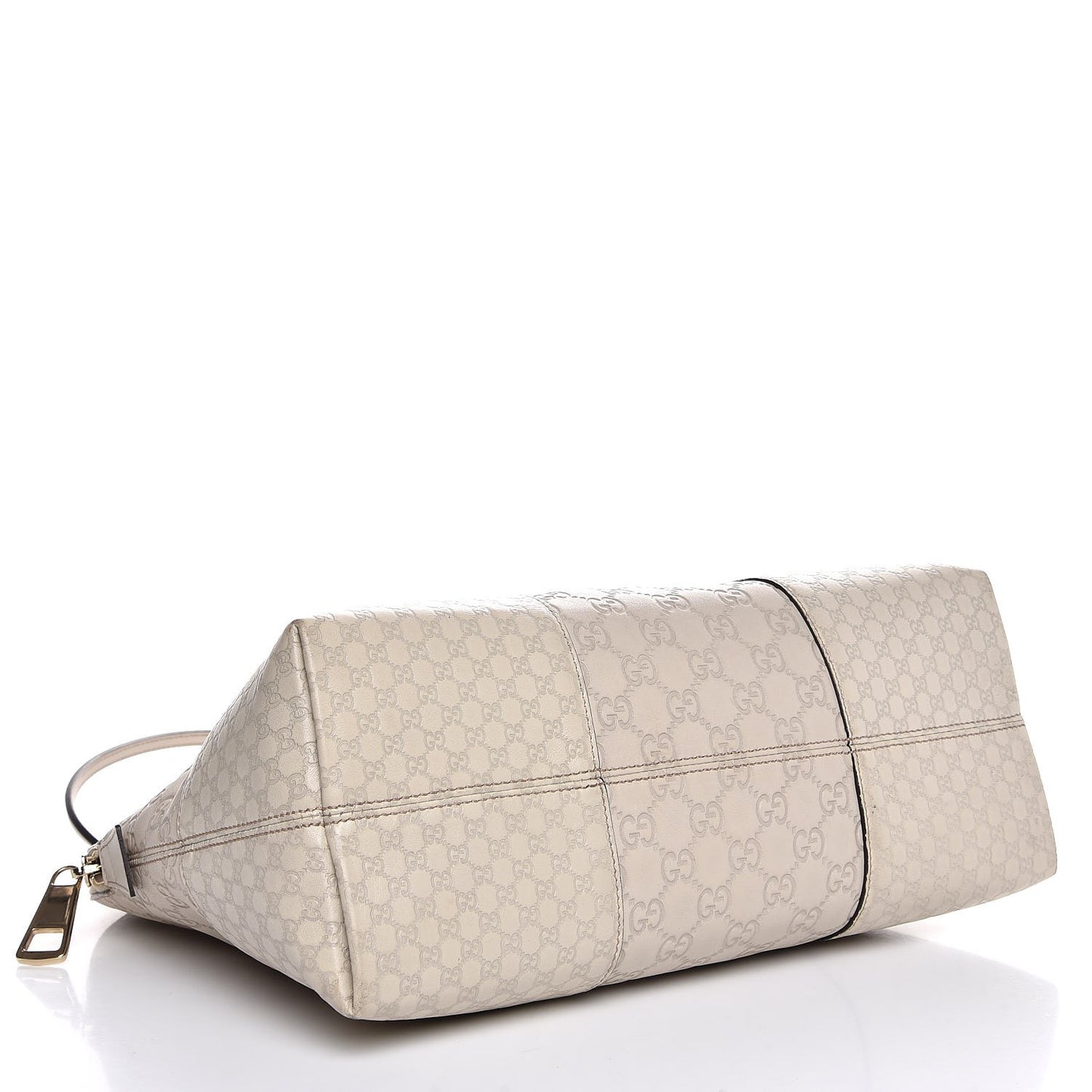 Guccissima Medium Bree Shoulder Bag Off White