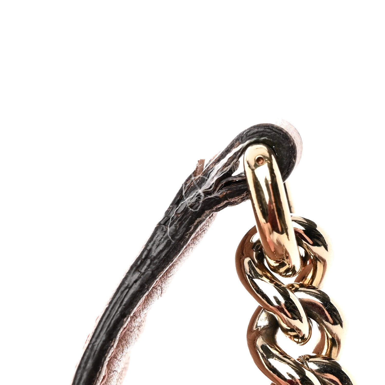 Gucci Pebbled Calfskin Medium Soho Chain Shoulder Bag Dark Cipria 18 of 21