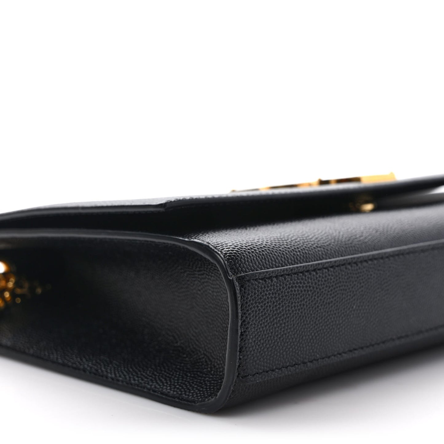 Grain De Poudre Medium Classic Monogram Kate Satchel Black
