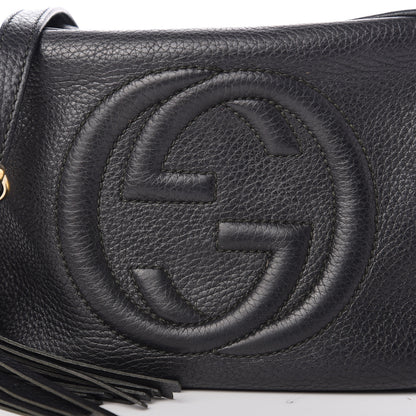 Gucci Pebbled Calfskin Small Soho Disco Bag Black 10 of 13