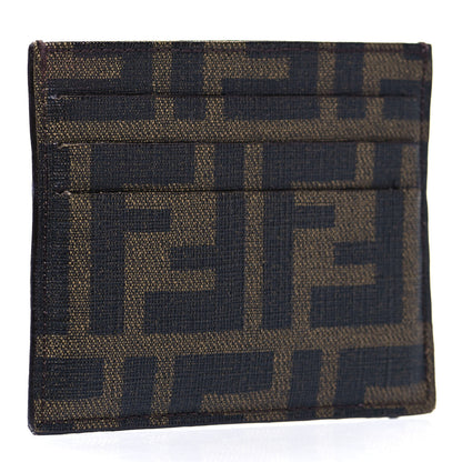 Fendi Zucca Spalmati Card Holder Tobacco Cioccolato 3 of 7