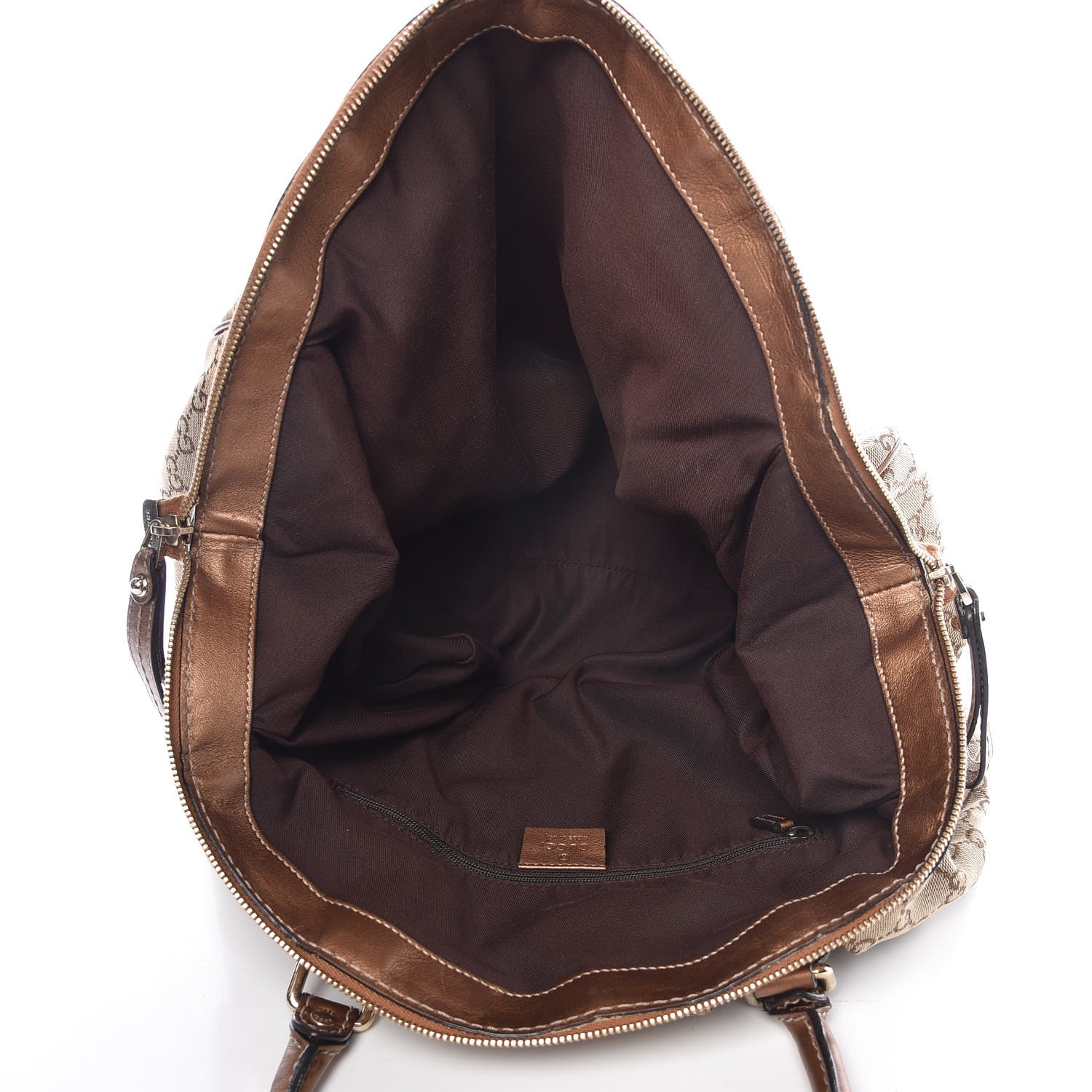 Gucci Monogram Medium Sukey Boston Bronze 5 of 10