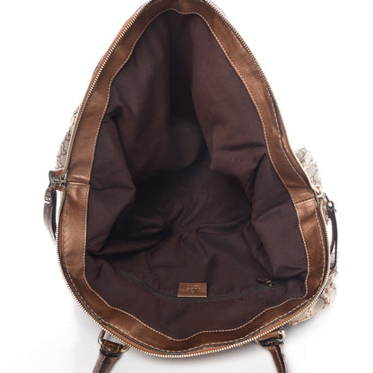 Gucci Monogram Medium Sukey Boston Bronze 5 of 10