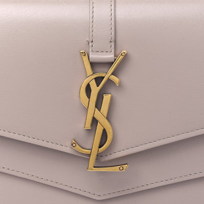 Saint Laurent Smooth Calfskin Monogram Medium Sulpice Shoulder Bag Light Natural 11 of 12