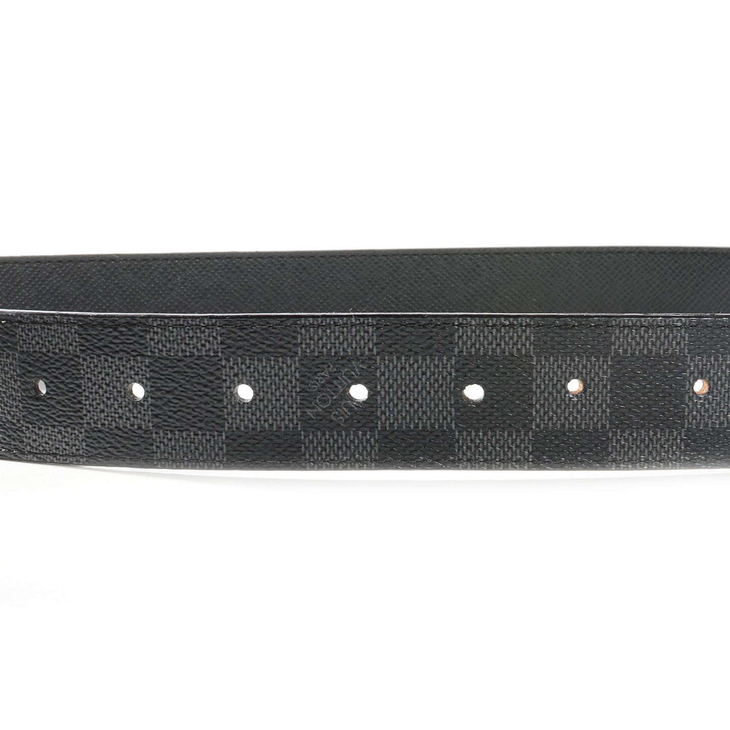 Damier Graphite Inventeur Reversible Belt 100 40