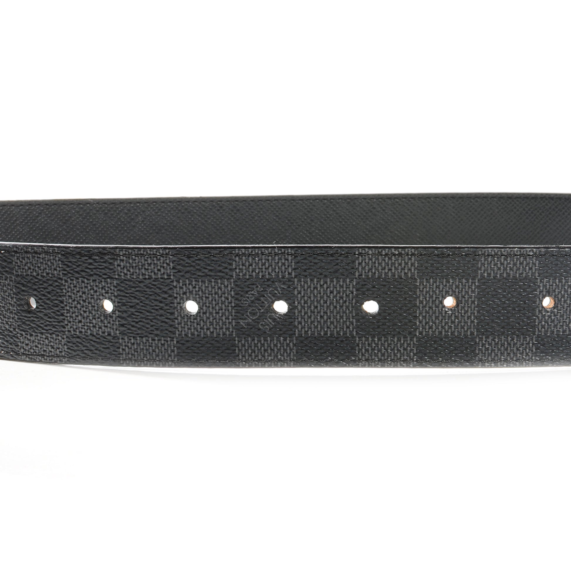 Louis Vuitton Damier Graphite Inventeur Reversible Belt 100 40 5 of 5