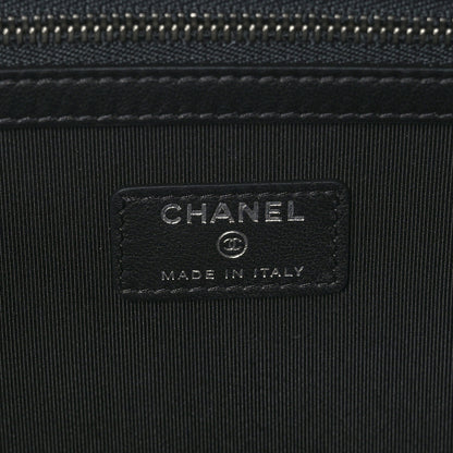 Chanel Canvas La Pausa Large Cosmetic Case Black 5 of 6