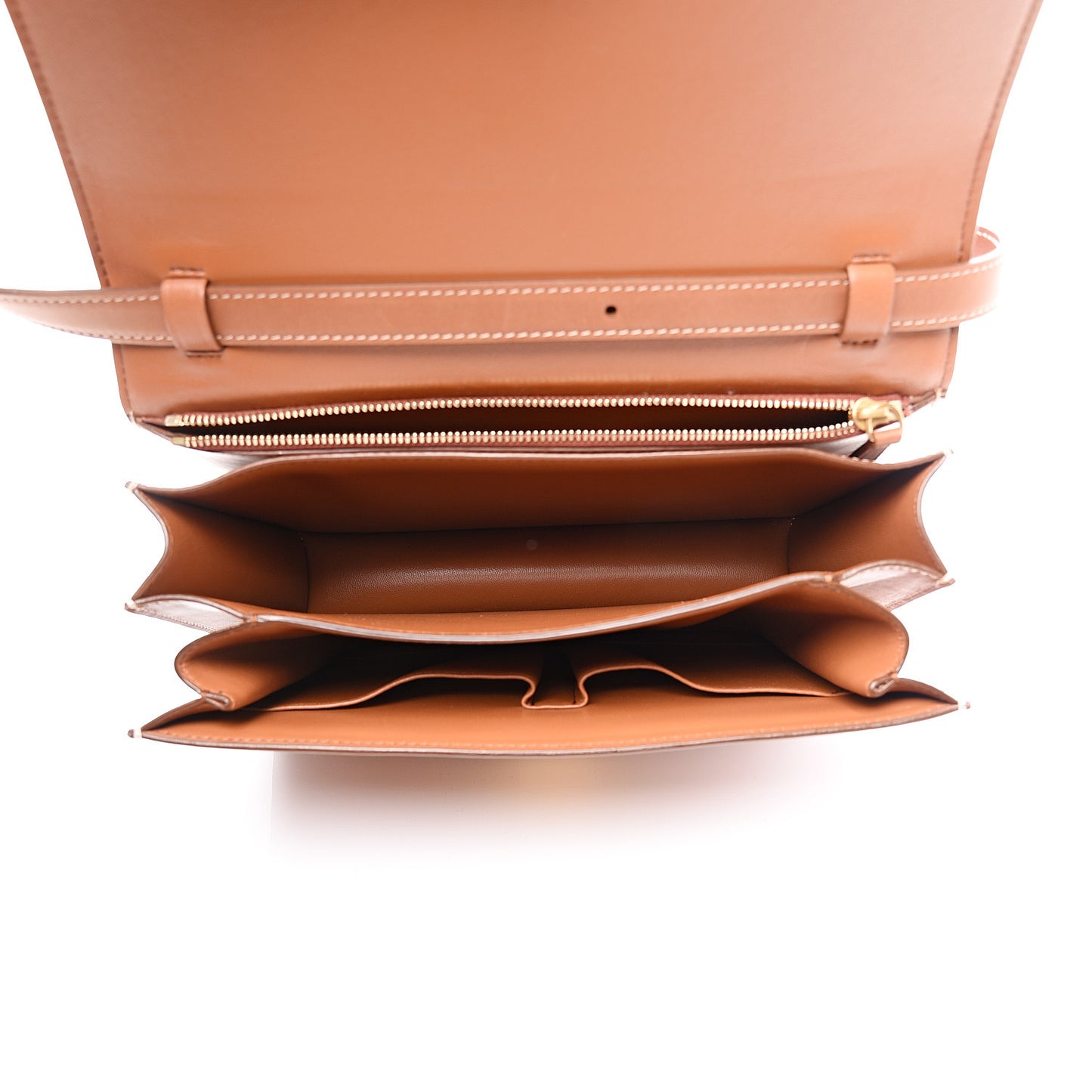 Smooth Calfskin Medium Classic Box Flap Bag Camel
